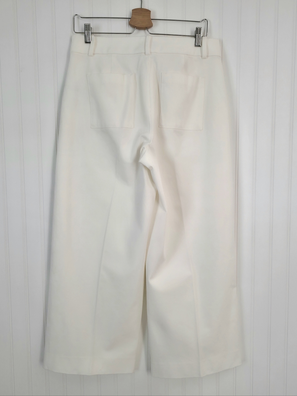 J.Crew Sydney Wide-Leg Pants – Cream / Ivory Size 8 - Picture 6 of 9